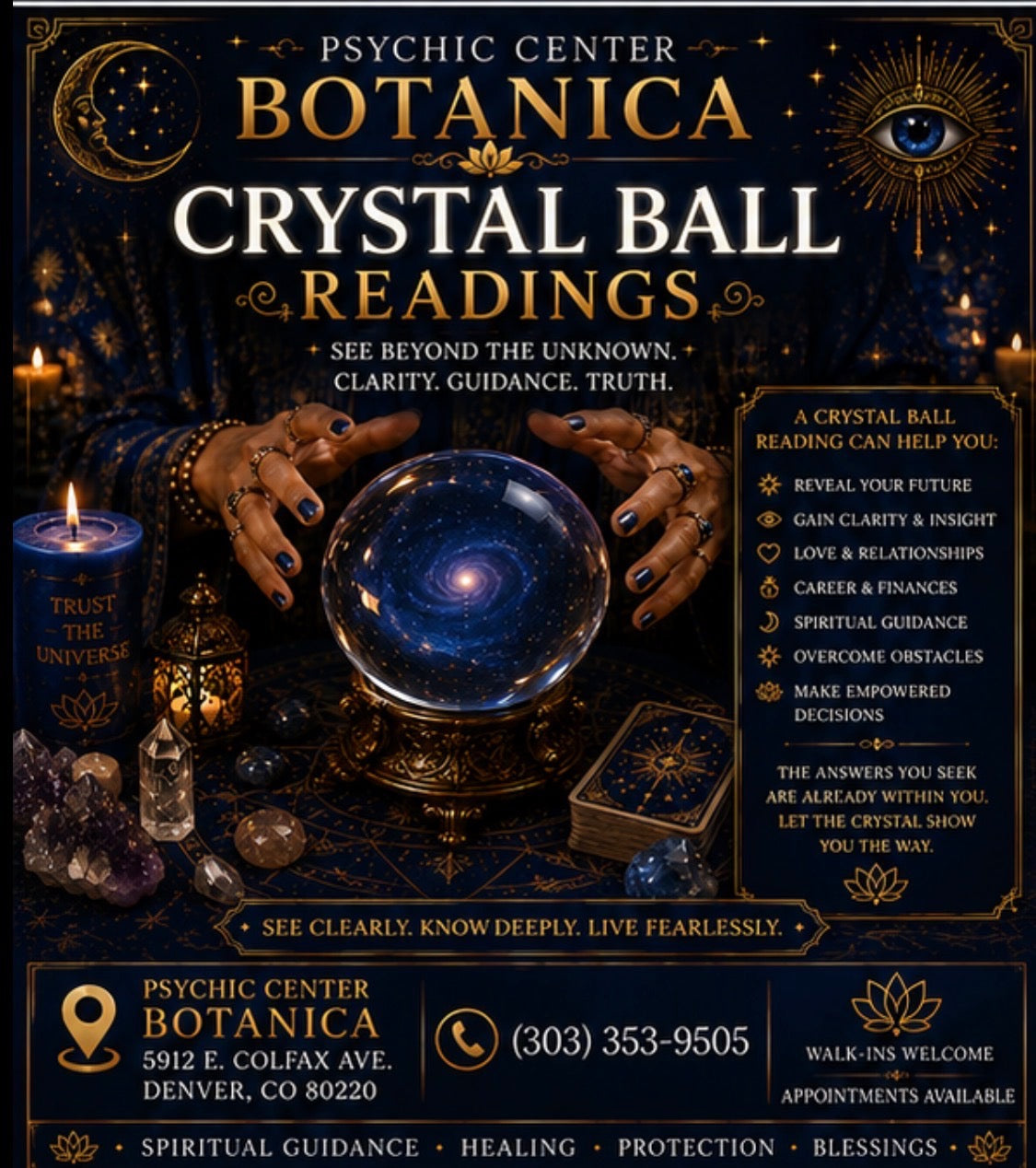 Crystal ball reading